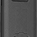 Case Compatible with Samsung Galaxy XCover FieldPro Phone Model SM-G889. Slim Protective Rugged Case with Built-in Kickstand (Black)