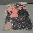 Pink and Black Balloon Arch Kit 141Pcs Light Pink Black Balloons with Paper Circle Dots Garland for Coquette Birthday Bachelorette Party Decorations Wedding Bridal Baby Shower