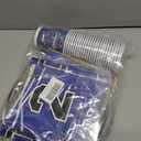 Graduation Decorations 2026 Disposable Blue Graduation Tableware Kit for 25 Guests Plates Napkins Cups Tablecloth Hanging Graduation Party Decorations 2026
