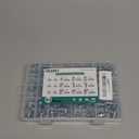 90PCS SAE & Metric Grease Fittings Assortment, Zerk Grease Fittings Kit NPT 1/4" 1/8" M6 M8 M10 Straight 45 90 Degree Grease Gun Fittings