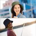 4 Pieces Bucket Hat Sun Packable Travel Beach Fishing Hat for Men Women