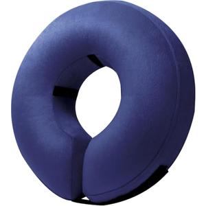 BENCMATE Inflatable Dog Cone Collar Alternative, Soft Dog Cone for Small Medium Large Dogs and Cats, Neck Recovery ECollar Donut Collar After Surgery (XXLarge, Navy Blue)