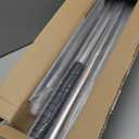 Stainless Steel Roof Rake: 2-16.5 FT Extendable, All-Stainless Construction (Head & Pole), Heavy-Duty & Durable,, Anti-Slip Grip