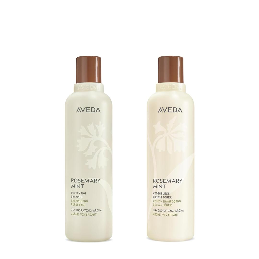 Aveda Rosemary Mint Purifying Shampoo | Clarifying Shampoo | Gently Removes Buildup, Adds Shine | For Normal to Oily Hair, Fine to Medium Hair | Invigorating Aroma| 97% Naturally Derived*