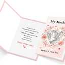 4 x FANCYLUCKY Funny Mothers Day Card for Mom, Happy Mother's Day Card from Daughter Son, Gift for Mother Grandma