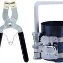 Car Engine Piston Ring Installer Removal Kit - Piston Ring Compressor 2 1/8" to 7" & Adjustable Piston Installer Plier