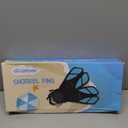 Greatever Snorkel Fins Adjustable Buckles Open Heel Swim Flippers Travel Size Short Swim Fins for Snorkeling Diving Swimming Adult Men Womens