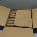 BagDream Gift Bags 100Pcs 5.25x3x8 Small Kraft Paper Gift Bags with Handles Bulk, Brown Paper Sacks for Small Business, Retail, Merchandise, Wedding Birthday Party Favor