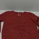 PRETTYGARDEN Fall Long Sleeve Cropped Sweaters for Women 2024 Off The Shoulder V Neck Ruched Ribbed Knit Going Out Tops
Size M