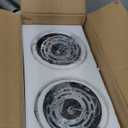 2 Pack Black Modern Semi Flush Mount Ceiling Light,Rustic Ceiling Light Fixture for Closet Hallway Entryway,Hallway Ceiing,Matte Black Finish (6 in)