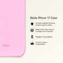 Beats iPhone 17 Case with MagSafe & Camera Control, Matte Finish, Microfiber Lining Pebble Pink