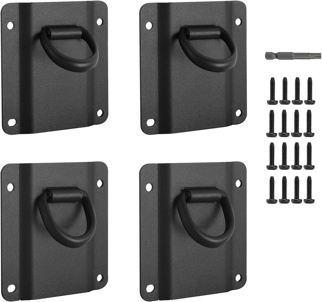 4 Pack Heavy Duty Tie Down Anchor Truck Bed Tie Downs Car Accessories Fit for 2015-2025 Ford F150 F250 F350 & Raptor 2026 Replace# FL3Z-99000A64-B & FL3Z-9928408-AB