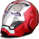 Wearable Iron Helmet with Eyes Glow Voice, Touch and Remote Control Cool Stuff Super Hero Mask Cosplay Costume Suits Amazing Helmets hot Toys Masks for Adults for Age 12+ Years Old