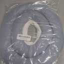 IDOMIK Dog Recovery Collar, Waterproof Soft Dog Cone After Surgery, Comfy Protective Elizabethan Collar Alternative for Dogs Cats, Adjustable Pet Neck Donut Cone Anti-Licking Biting Wounds,Blue,L