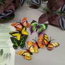 BLEUM CADE Fake Hanging Plants, 2pcs Artificial Hanging Plant, Faux Deep Purple Vines Hanging Plant for Wall Home Living Room Indoor Outdoor Halloween Decor (No Baskets)