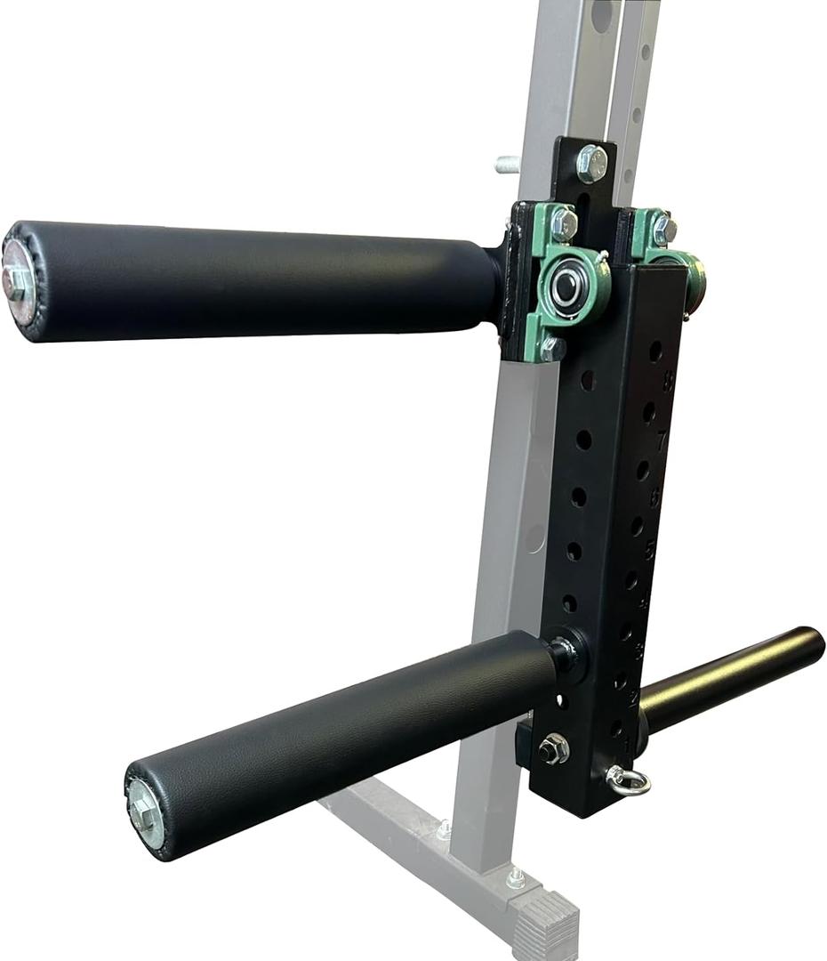Power Rack Mounted Leg Extension & Curl Machine for Home Gym Equipment, Adjustable Leg Press Attachment for Lower Body Muscle Training