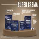 Lavazza Super Crema Whole Bean Coffee, Medium Espresso Roast, Arabica and Robusta Blend, 2.2 lb Bag, Package May Vary (Pack of 1)