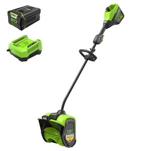 Greenworks 80V 12" Brushless Cordless Snow Shovel with LED Light, 2.0Ah Battery and Charger Included