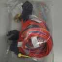 Dual Electric Fan Relay Kit Electric Radiator Fan Kit Temperature Sensor Switch 185 On 175 Off Automotive Wiring Kit 60 Amp Cooling Fan Relay Switch Kit 4 Pin Waterproof Relay Kit