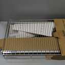 1 Pack Expandable Pull Out Cabinet OrganizerSide Mounting 16.3~26.3"x17.3"Cabinet Pull Out Shelves, Expandable Slide Out Spice Rack for Kitchen Bathroom Office