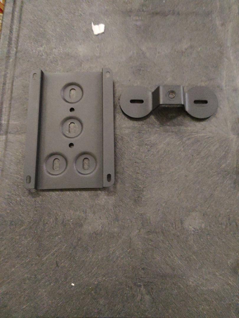 Front Bumper License Plate Frame Kit