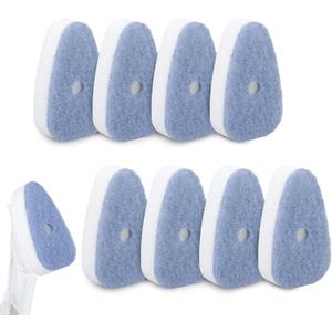 8 Packs Dish Wand Sponge Refills Compatible with Scrub Daddy Dish Daddy, Replacement Head Sponge Refills for Kitchen Cleaning, Replacement Scrubbing Heads Set, Non Scratch (Only Head Refill)