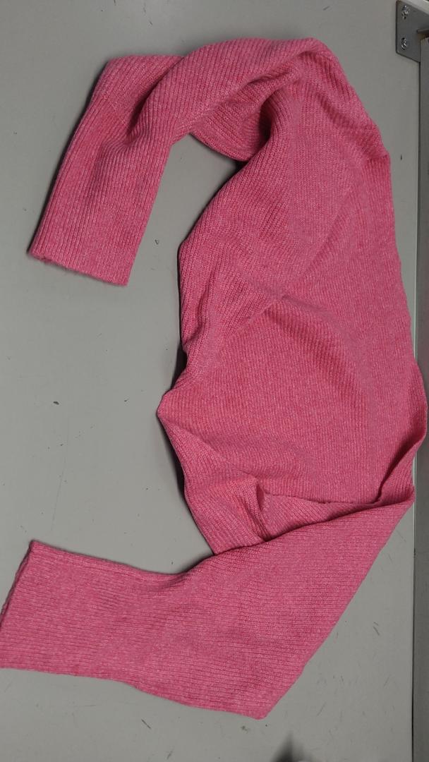 Pink Warm Knitted Shirt Women, Medium