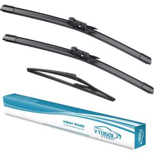 OEM Windshield Wiper Blades Replacement for Mercedes-Benz GL450 2007-2012 R350 2006-2012 ML350 2006-2011, All Weather Original Factory Quality Front & Rear Wipers Set 28"+21"+12" (Pack of 3)