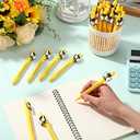 25 Set Christmas Gifts Bulk for Kids Bee Inspirational Pen Black Ink Motivational Ballpoint Pen with Positive Affirmation Christmas Gifts for Child Student Employee Teacher