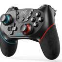 Diswoe Upgraded Wireless Controller for Switch/Lite/OLED/Switch 2 Pro Controller for Switch Remote Joystick Gamepad Supports Wake up, Gyro Axis, Turbo, Dual Vibration and Screenshot Function