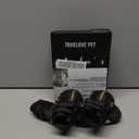 Expawlorer Dog Shoes for Large Dogs, Dog Shoes for Hot Pavement, Hiking Walking, Anti-Slip Rugged Sole,Waterproof Dog Booties for Outdoor Rain Days, All Weather Dog Boots & Paw Protectors (Black) (Size 4: 2.48"x2.18" (L*W) (Pack of 4))