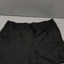 Real Essentials 1 Pack: Womens Athletic Dry-Fit Lounge Shorts with Zipper Pockets, L