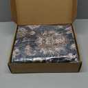 Non-Slip Dog Washable Pee Pads Extra Large 72" x 72", Boho Reusable Pet Training Pad for Playpen, Waterproof Doggie Rug Washable for Puppy Crates, Whelping Pad, Dog Rug Indoor (Dark Navy)