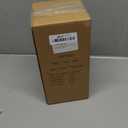 QIYVLOS Toothbrush Holders with Sliding Lid, Rotating 3 Slots Bathroom Organizer Countertop, Tooth Brush Toothpaste Holder Bathroom Counter Stand Sink Organizer Caddy for Vanity Makeup Brushes Holder (White+Transparent Black)