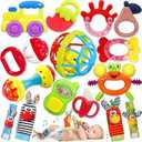Baby Rattles 06 Months: Baby Toys Rattles for Babies 612 Months Infant Toys 03 Months Newborn Toys Teething Toys 36 Months  Baby Rattle Socks Baby Gifts for Boy Girl