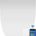 Bio Bidet BB1200 Elongated Smart Bidet, Warm Water Wash, Heated Seat & Dryer, App & Remote Control