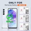 for Galaxy A35/A55 5G Case,3 in 1 Oil Painting Flower Pattern Heavy Duty Shockproof Protection Silicone Rubber Bumper+Hard Plastic Protective Cover for Samsung A35/A55 6.6",Purple/Yellow