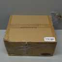 LETRY 2-Pack Outdoor Wall Lights, Porch Lights, Waterproof Outdoor Wall Sconce Lanterns, Exterior Lighting Fixtures Matte Black with Clear Glass Shade for House Patio Garage Doorway Entryway (11in)