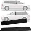926-446 B Pillar Trim Door Molding for Front Passenger Driver Side Windshield Outer Compatible with 2008-2016 Chrysler Town & Country 2008-2020 Dodge Grand Caravan Replace 5020664AA 5020665AA 926-445 (Black)