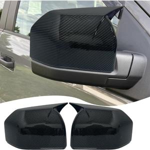Side Mirror Covers,for Ford F150 2015 2016 2017 2018 2019 2020 2PCS Turn Signal housing Cover Accessories - Carbon Fiber