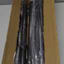 Black Curtain Rods for Windows 46 to 84 Inch, Blackout Heavy Duty Curtain Rods, Adjustable Wrap Around Curtain Rods for Bedroom, Kitchen Easy,Living Room, Easy Install