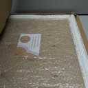 Antique White Linen Fabric Pin Board, 21"×27" Message Board Wall Decor, White