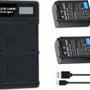 REYTRIC 2-Pack EN-EL25 Batteries and Dual USB Charger for Nikon Z50, Z 50, Z fc Digital Cameras Compatible with Nikon EN-EL25 ENEL25,EN-EL25a 4241 Battery, MH-32 Charger