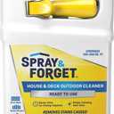 Spray & Forget Ready-to-Use House & Deck Outdoor Cleaner - Nested Trigger Spray Bottle - 1 Gallon