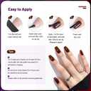 OpenLive Reflective Nail Polish 12 Colors With Base Coat and Top Coat Glitter Red Bule Purple Green Nail Polish Set Quick Dry Sparkle Winter Manicure Long Lasting for Holiday Gift Giving 5ML