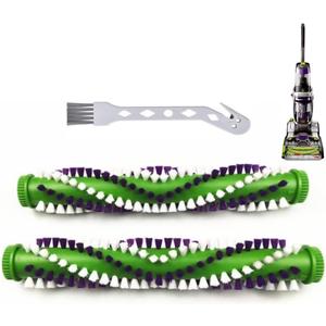 Vacuum Carpet Cleaning Brush Replacement Part Compatible Bissell ProHeat 2X Revolution Pet Pro 3432 3588F 1986 1964 19862 Roller Brush Assembly Number #16111332 pack green