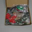 Frienda Christmas Car Wreath Magnetic Decorations Set Artificial Car Wreath LED Light Reflective Bulb Light Shaped Car Magnets Magnet Wires Xmas Winter Party Car Garage Mailbox Decor Red Berry)