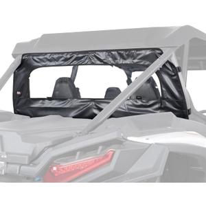 KEMIMOTO 2024 2025 2026 XP 1000 Rear Soft Windshield Compatible with 2024 2025 2026 Polaris RZR XP 1000 /4 Roll Up/ Down UTV Rear Window Clear View Back Soft Window Water-Resistant Accessories