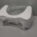 Squatty Potty Simple Curve Bathroom Toilet Stool 7" White