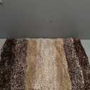 OLANLY Bathroom Rug Mat 30x20, Extra Soft and Absorbent Microfiber Bath Rugs, Non-Slip Plush Shaggy Bath Carpet, Machine Wash Dry, Bath Mats for Bathroom Floor, Tub and Shower, Brown